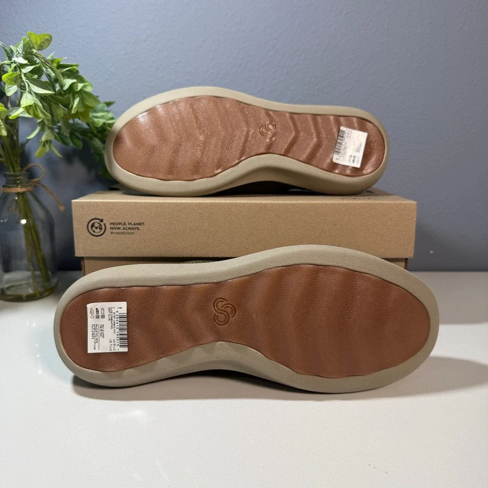 Clarks Step Urban Mix Olive Knit Lace Up Sneakers Men‎ US 7.5